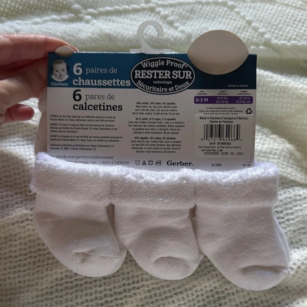 Gerber 5 Pack of Socks